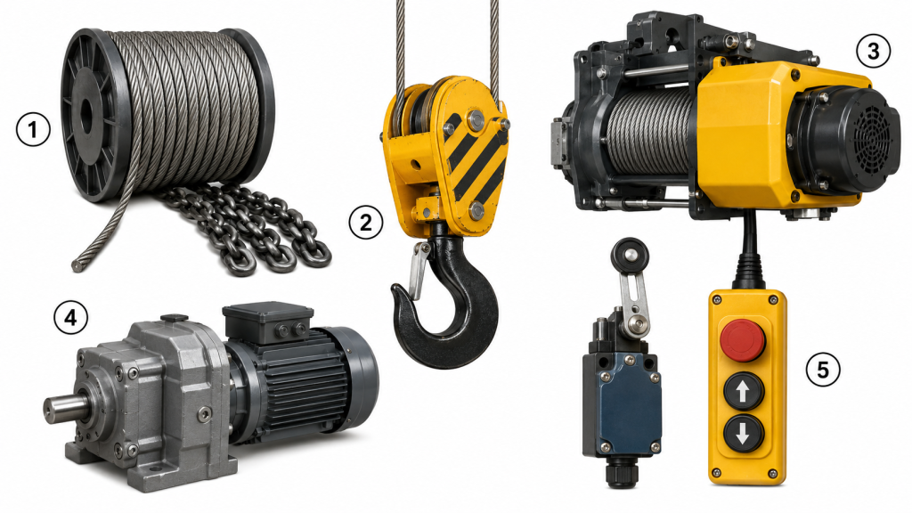 Jual Sparepart Hoist Crane