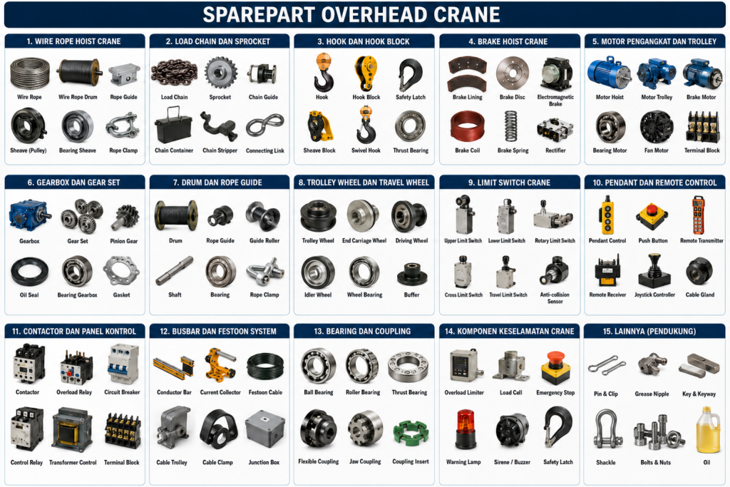Komponen Overhead Crane