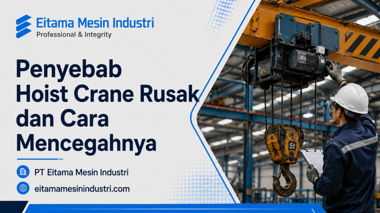 Penyebab Hoist Crane Rusak dan Cara Mencegahnya