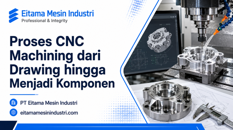 Proses CNC Machining dari Drawing hingga Menjadi Komponen